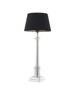 Cologne Small Nickel Table Lamp