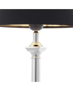 Cologne Small Nickel Table Lamp