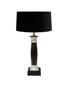 Napoleon Black & Nickel Table Lamp