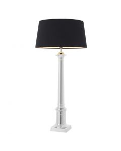 Cologne Large Nickel Table Lamp 