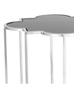 Concentric Stainless Steel Side Table Set of 2