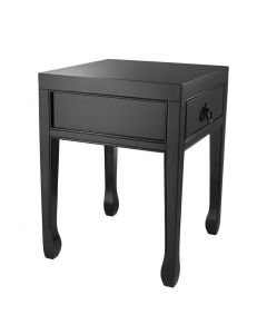 EICHHOLTZ CHINESE LOW SIDE TABLE BLACK