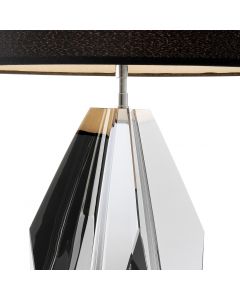 Setai Smoked Crystal Glass Table Lamp