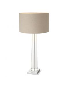 Oasis Nickel Table Lamp