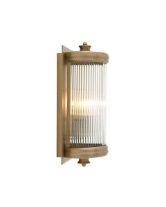 Glorious Small Brass Wall Lamp