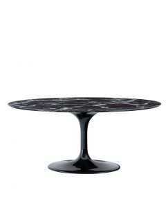 Eichholtz Solo Oval Black Dining Table 