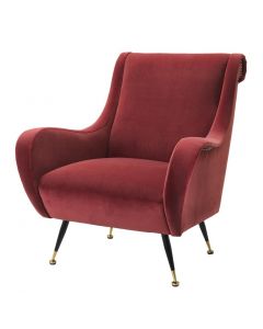 Giardino Cameron Wine Red Chair