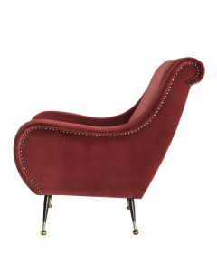 Giardino Cameron Wine Red Chair