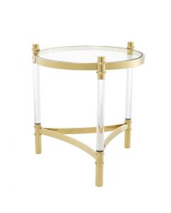 Trento Gold Side Table 