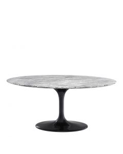 Solo Grey Faux Marble Dining Table