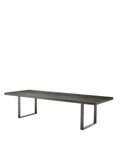 Melchior Large Charcoal Oak Dining Table