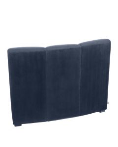 Lando Blue Velvet Sofa