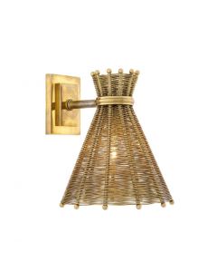 Kon Tiki Brass Wall Lamp