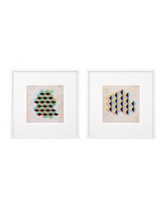 Geometric Pattern Play Prints - Set of 2