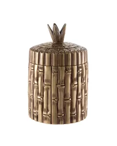 Box Bamboo Antique Brass