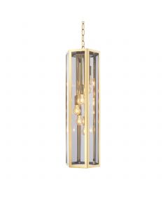 Rondoni Gold & Smoked Glass Chandelier 