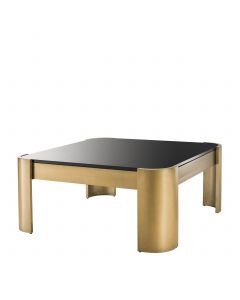 Courrier Brass Coffee Table 
