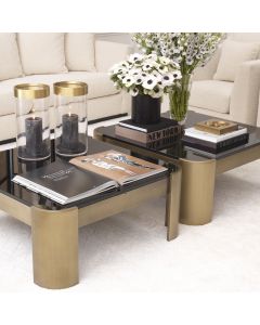 Courrier Brass Coffee Table 