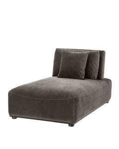Mondial Granite Grey Chaise Lounge