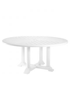Bell Rive White Outdoor Large Round Dining Table