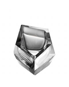Alma Grey Crystal Glass Bowl