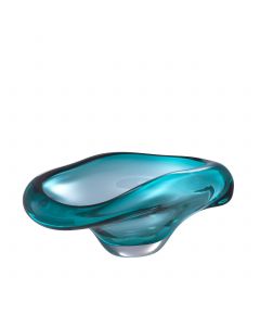 Darius Turquoise Glass Bowl 