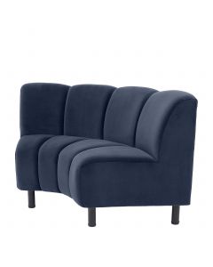 Hillman Savona Midnight Blue Modular Sofa - Curved