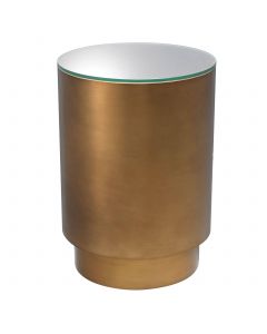 Riva Antique Brass Side Table