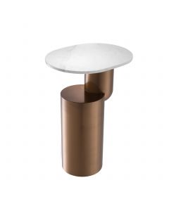 Tosca Brushed Copper Side Table 