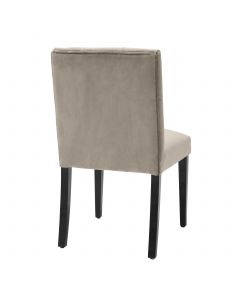 Atena Savona Greige Velvet Dining Chair 