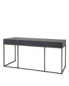 Larsen Charcoal Grey Oak Desk 
