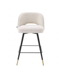 Cliff Boucle Cream Counter Stool - Set of 2 