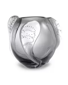 Sianluca Large Grey Glass Vase