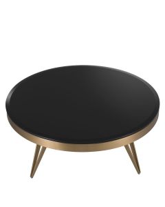 Rocco Brushed Brass Coffee Table