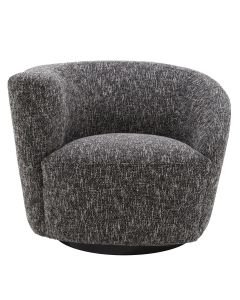 Colin Cambon Black Swivel Chair - Left