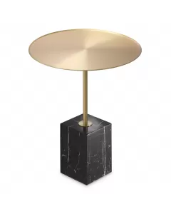 Cole Black Marble Side Table