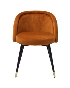 Chloe Savona Orange Dining Chair -  Set of 2