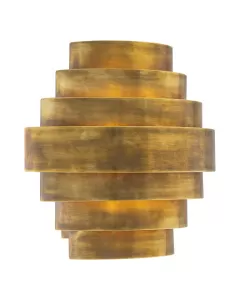 Rizzi Vintage Brass Double Wall Lamp