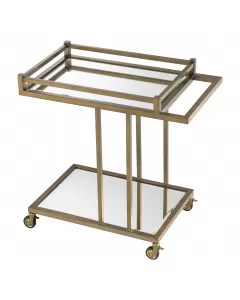 Beverly Hills Brushed Brass Trolley