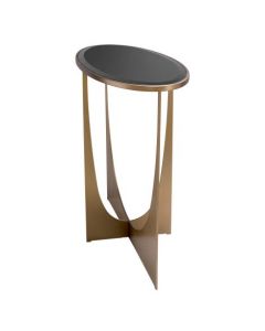 Elegance Brushed Brass Console Table