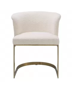 Bofinger Boucle Cream Dining Chair