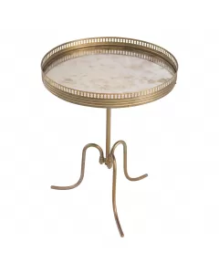 Classico Vintage Brass Side Table