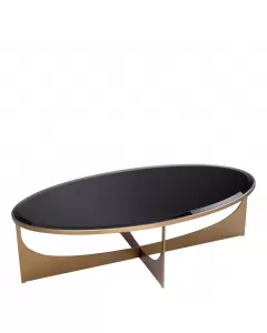 Elegance Brushed Brass Coffee Table