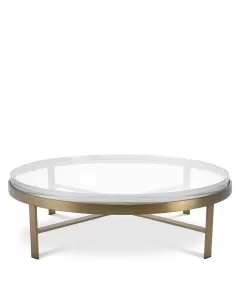 Hoxton Brushed Brass Coffee Table