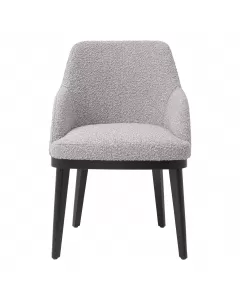 Costa Boucle Grey Dining Chair