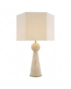 Novak Travertine Table Lamp