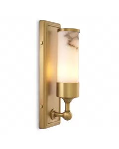 Valentine Antique Brass Wall Lamp