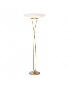 Laila Antique Brass Floor Lamp