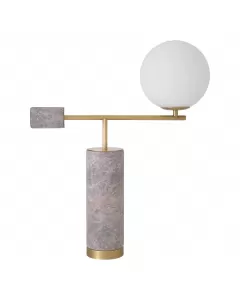 Xperience Grey Marble Table Lamp