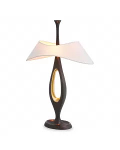 Gianfranco Gunmetal Table Lamp
